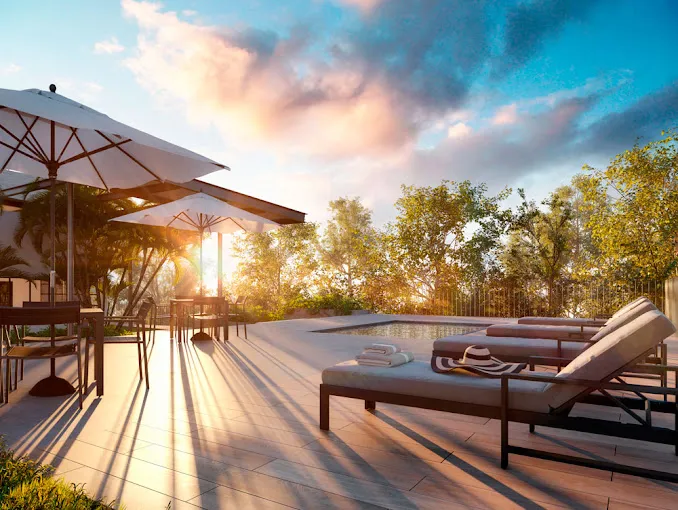 Piscina Villa Marieta | Casas Duplex Com 2/4 Na Ponta Negra, Manaus